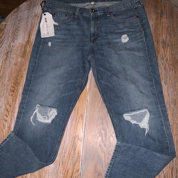 RAG & BONE distressed boyfriend jeans/NEW/30 - Picture 3 of 8